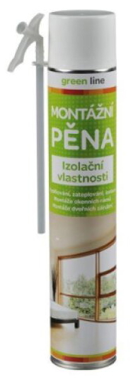 Pěna montážní trubičková Green Line 750 ml
