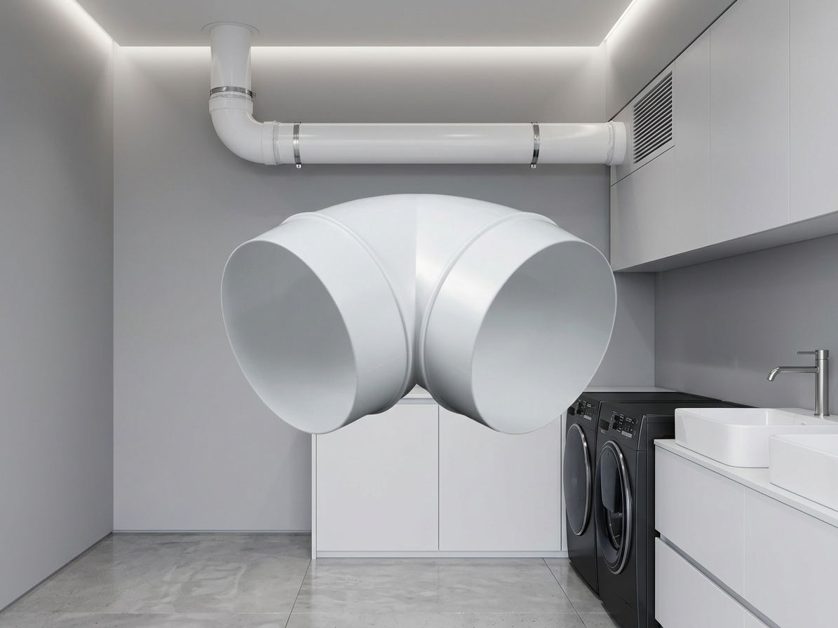 Koleno vodorovné kulaté 90° Ø 150 mm