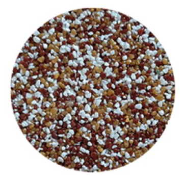 Tekutá podlaha červenohnědá & bílá & okrová 18,25 kg