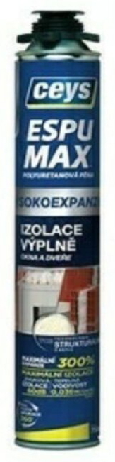 Pěna montážní vysokoexpanzní Ceys ESPUMAX pistolová 750 ml