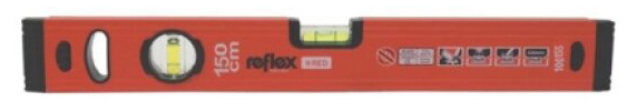 Vodováha Reflex RED 2 libely 1500 mm