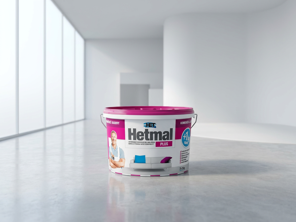 Malba interiérová HET Hetmal Plus bílá 7+1 kg