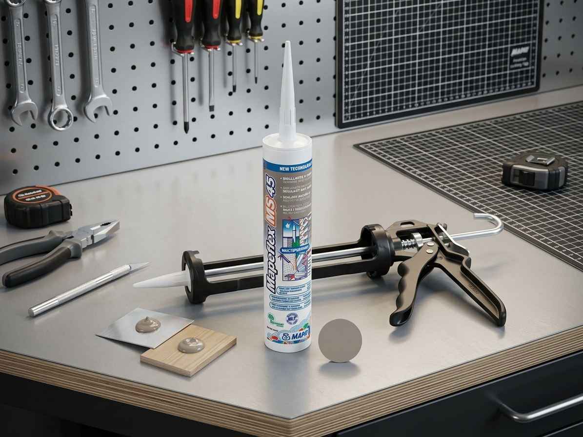 Tmel Mapei Mapeflex MS 45 šedý 300 ml