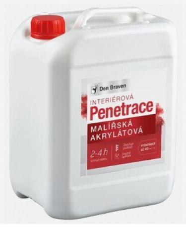 Malířská akrylátová penetrace Den Braven 5 l