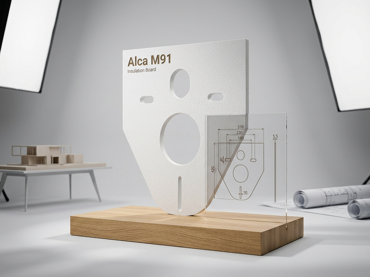 Deska izolační Alca M91 pro závěsné WC a bidet