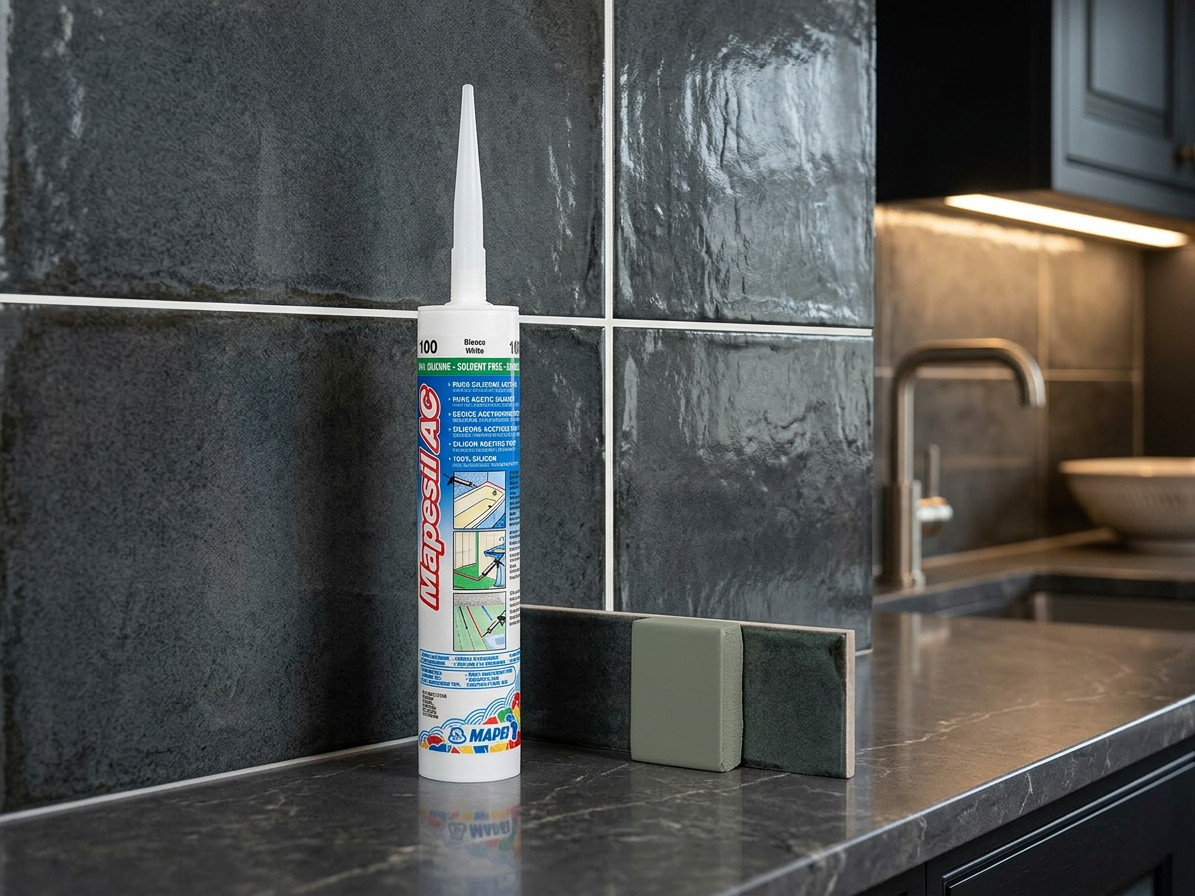 Tmel silikonový Mapei Mapesil AC 114 antracitová 310 ml