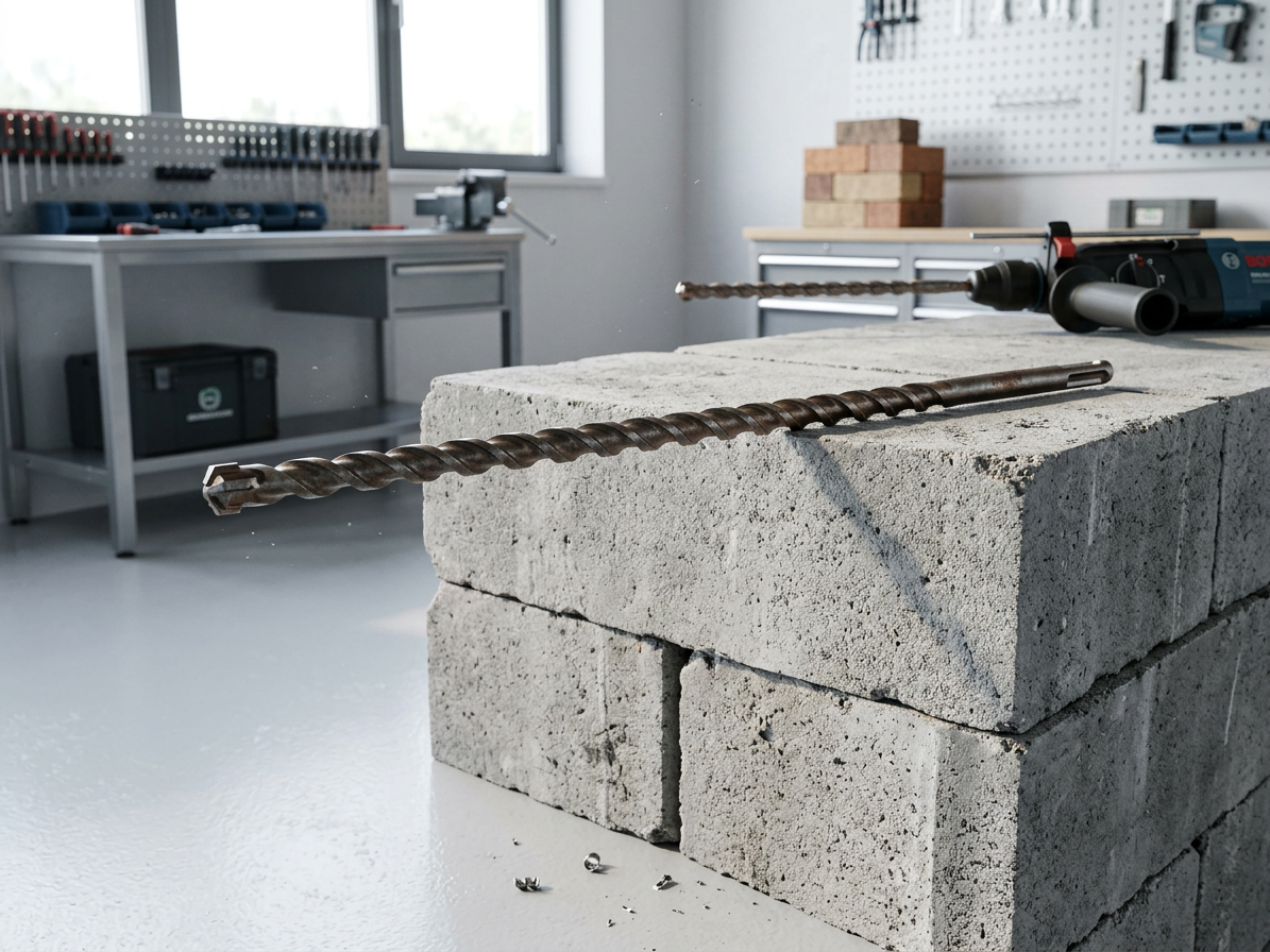Vrták SDS + s vidiovým křížovým hrotem pro zdivo a beton 16 x 350 mm