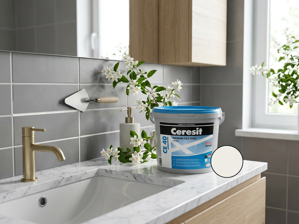 Hmota spárovací Ceresit CE 40 Aquastatic jasmine 5 kg