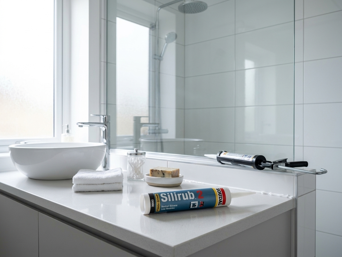 Tmel silikonový Soudal SILIRUB 2 transparentní 310 ml
