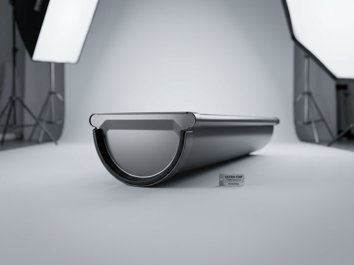 Čelo žlabu s těsněním Robust 330 RAL 9005 černá