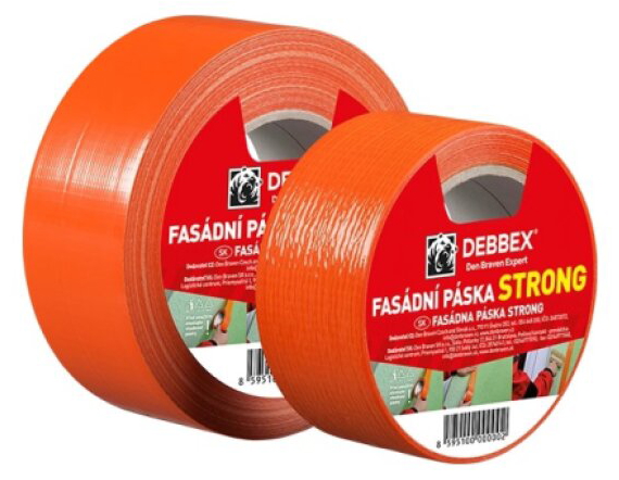 Fasádní páska oranžová 50mmx25m STRONG