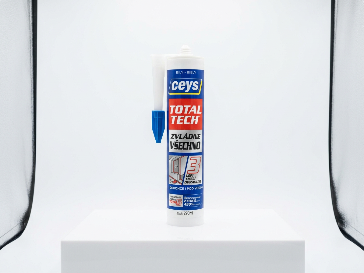 Tmel lepicí Ceys TOTAL TECH Express bílý 290 ml