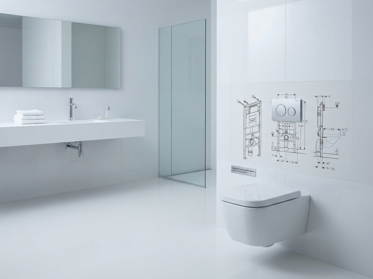 Modul Geberit DUOFIX + tlačítko Delta20