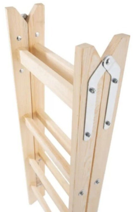 Štafle malířské dřevěné 2 x 4 příčky