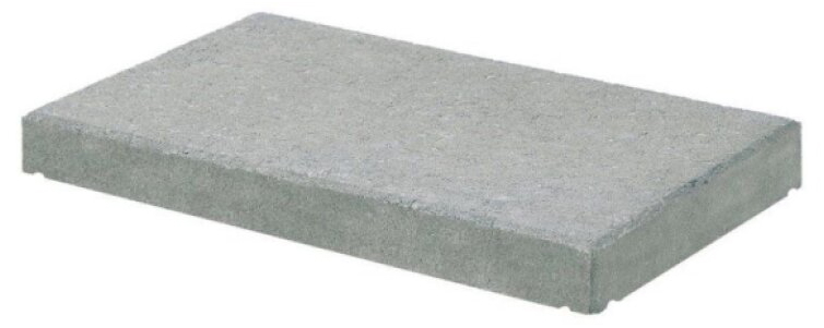 Deska zákrytová BEST II rovná přírodní (300×400×60mm)