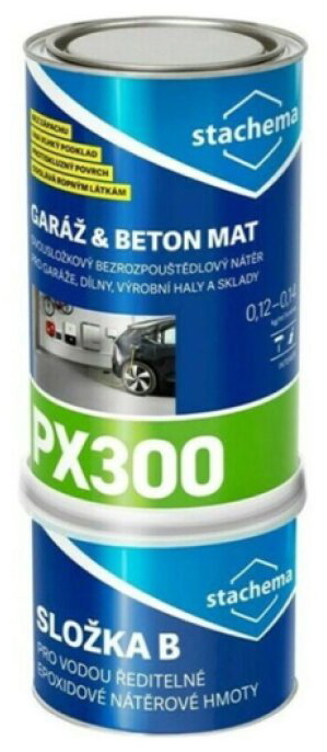 Nátěr epoxidový Stachema PX300 RAL 7045 šedá mat 5 kg