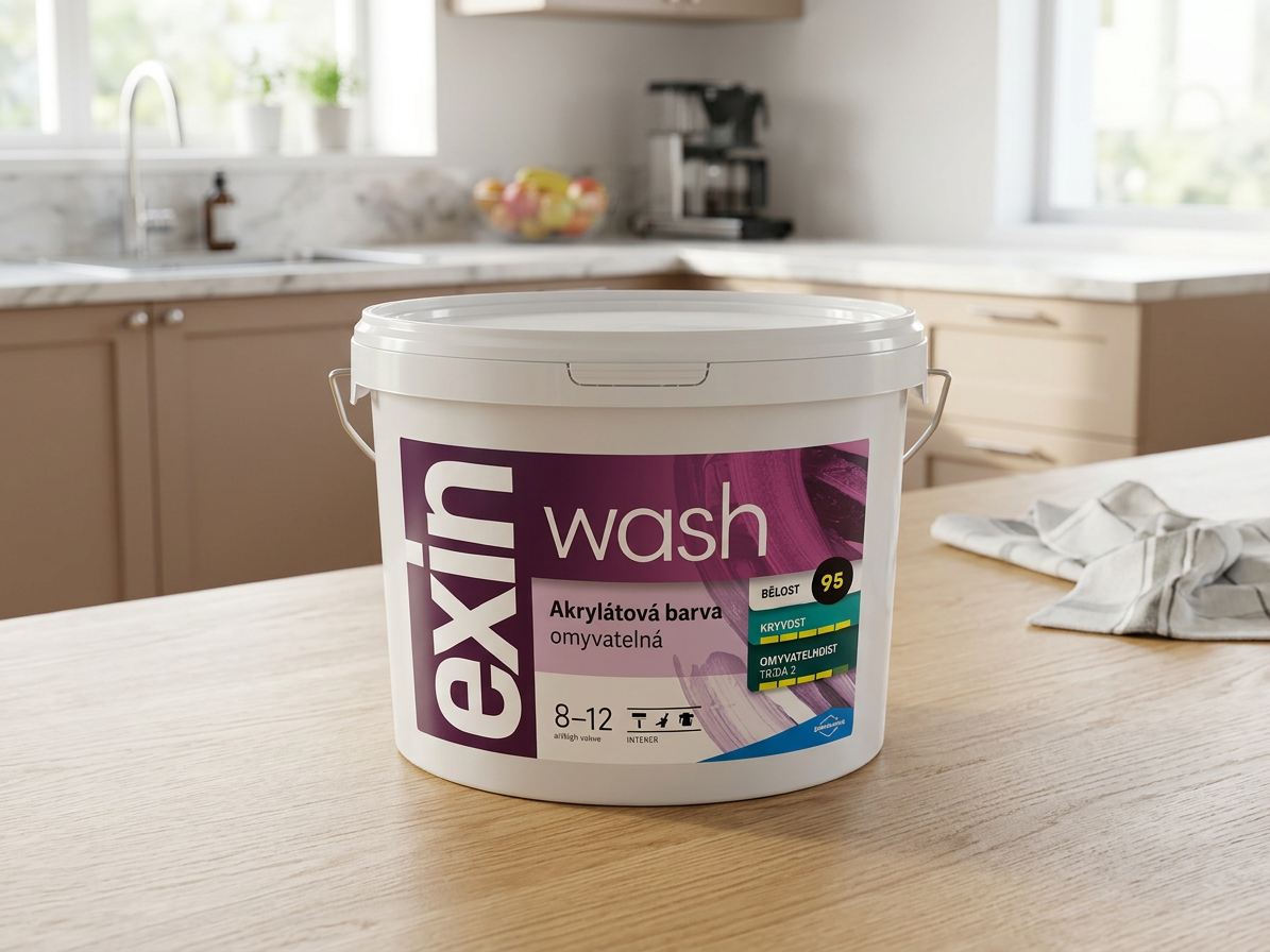 Barva akrylátová Stachema EXIN WASH bílá 15 kg