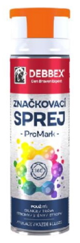 Značkovací sprej PRO MARK oranžová 500ml
