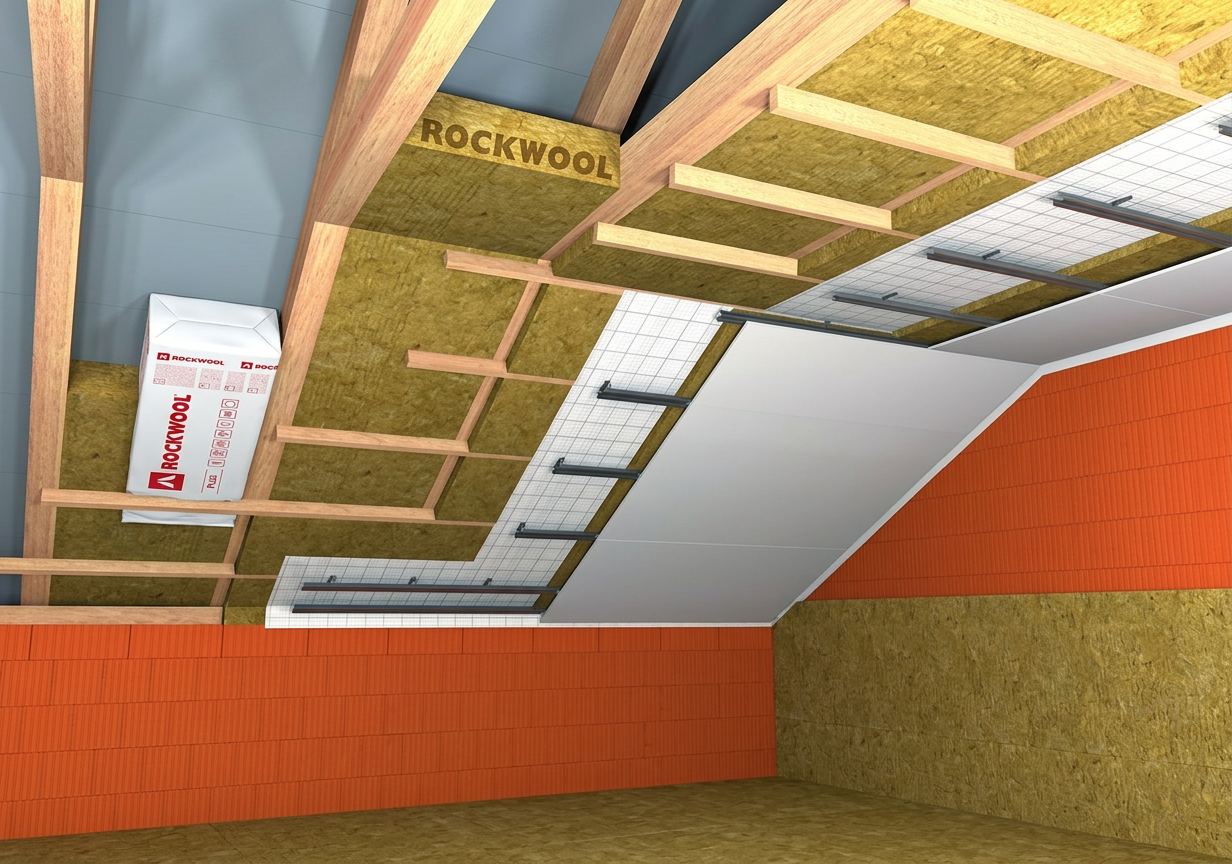 Tepelná izolace ROCKWOOL Rockmin Plus 50 mm (10,98 m²/bal.)