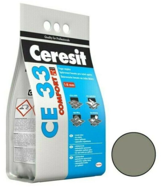 Hmota spárovací Ceresit CE 33 antracite 5 kg