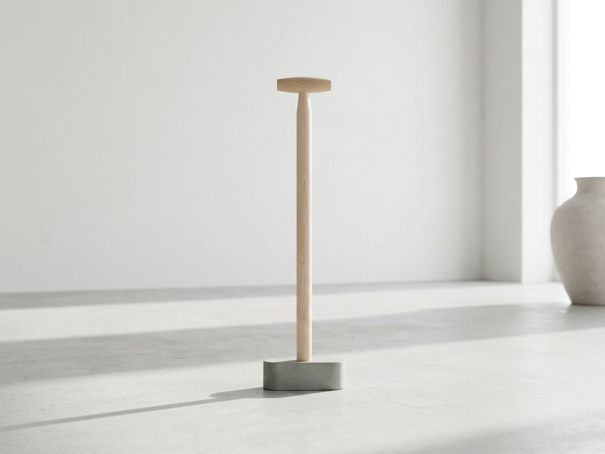 Násada na lopatu a vidle prohlá s koncovkou T 120 cm