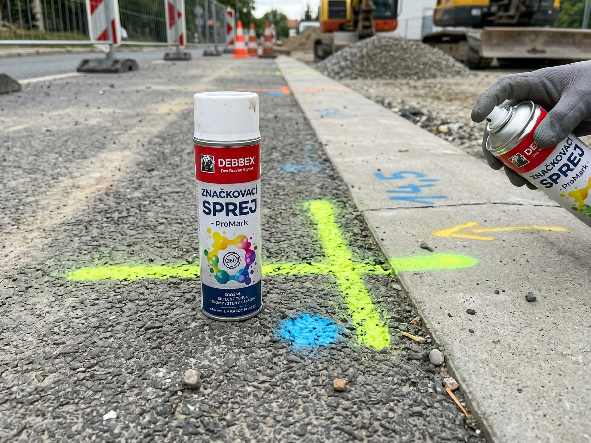 Značkovací sprej PRO MARK bílá 500ml