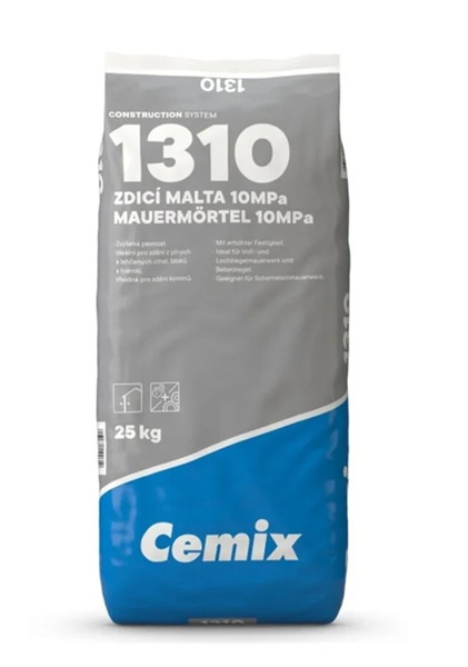 Malta zdicí Cemix 10 MPa 1310 25 kg
