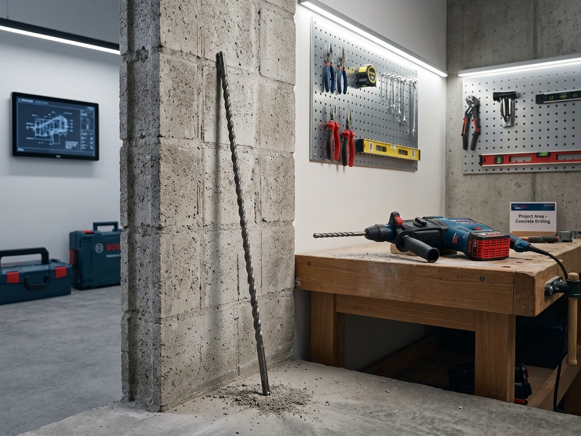 Vrták SDS + s vidiovým křížovým hrotem pro zdivo a beton 14 x 800 mm