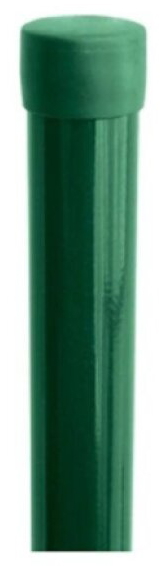 Sloupek kulatý Ideal Zn + PVC bez příchytky zelený (průměr 48mm-výška 2,0m)