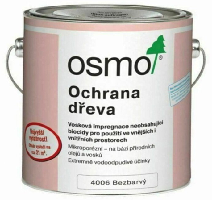 Impregnace vosková Osmo 4006 bezbarvá 0,75 l