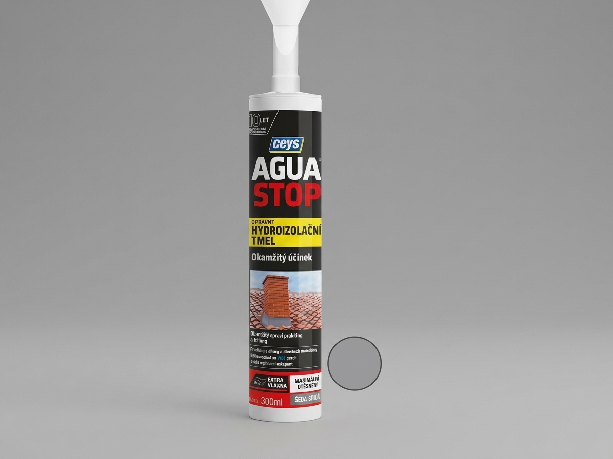 Tmel hydroizolační Ceys AGUA STOP šedý 300 ml