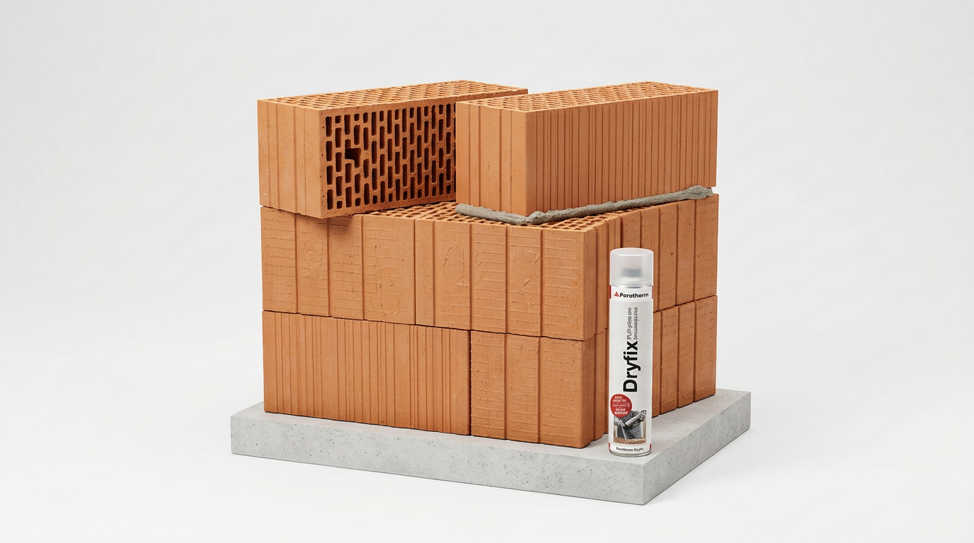 Cihla Porotherm Profi Dryfix P10 - broušená/300×247×249 mm