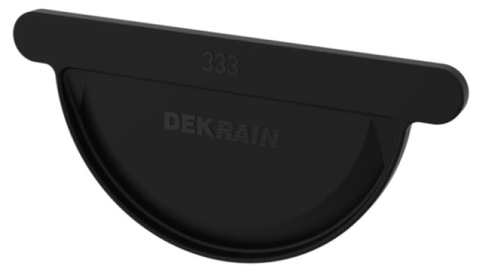 Čelo žlabu velké Robust 330 RAL 9005 černá