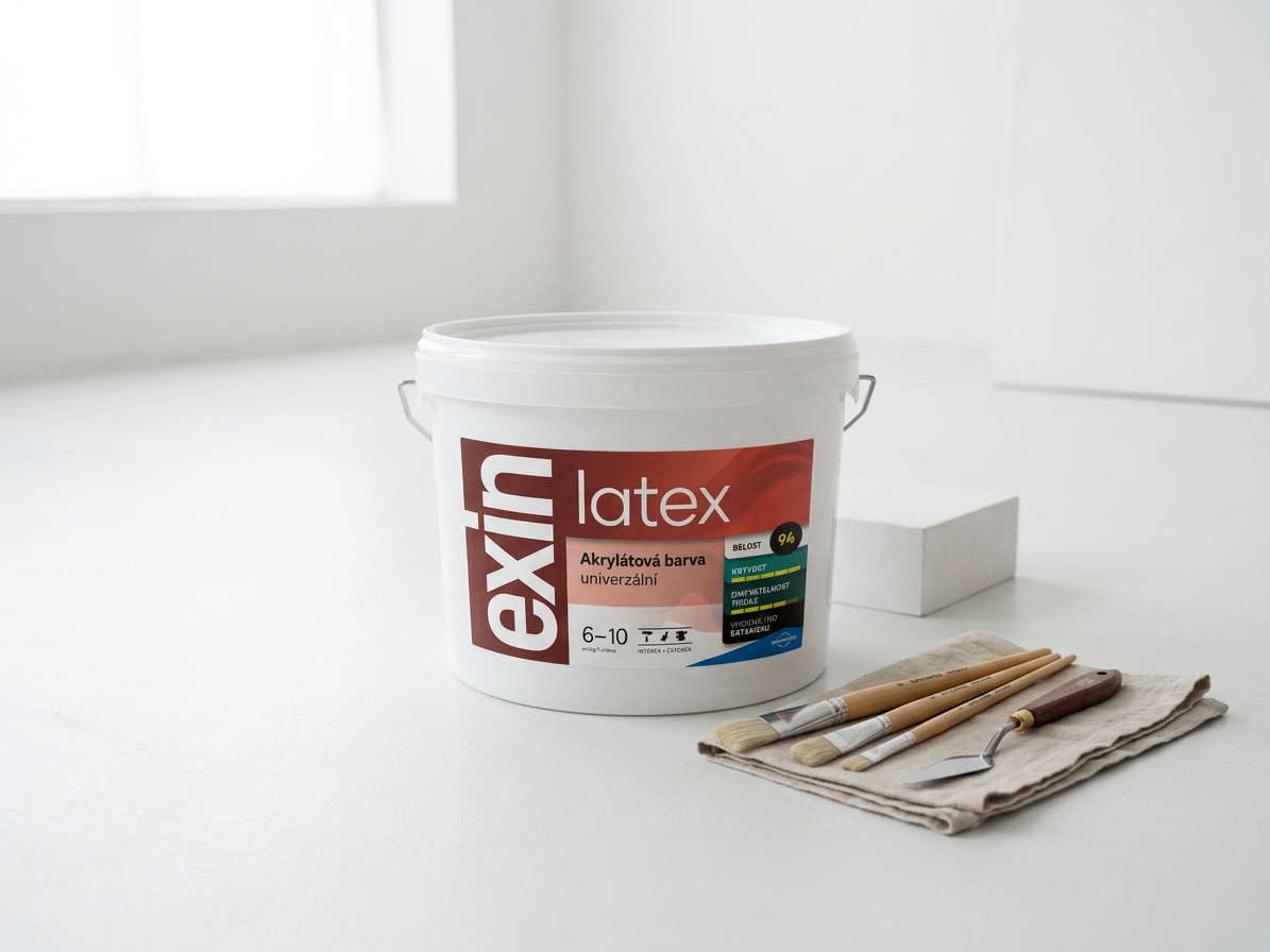 Barva akrylátová Stachema Exin Latex bílá 7 kg