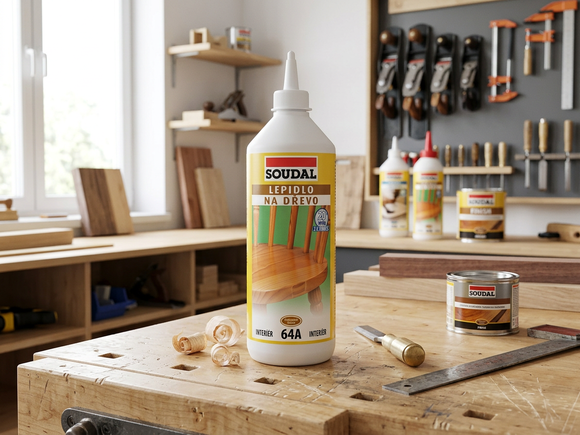 Lepidlo na dřevo Soudal 64A 750 g