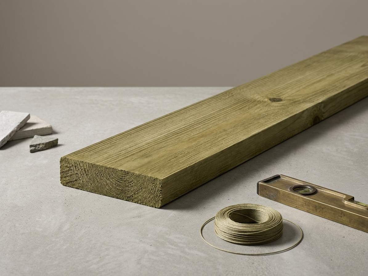Prkno tříděné impregnované 24/22×120 mm délka 4 m