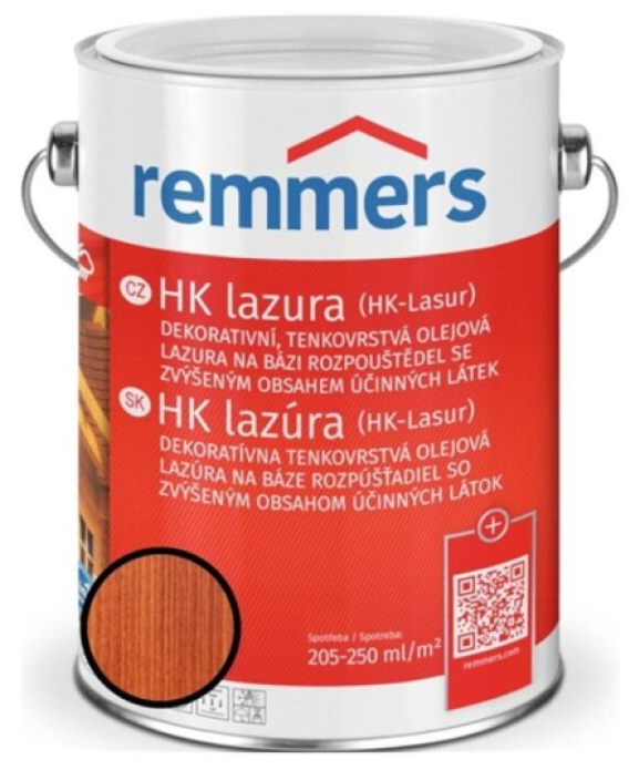 Lazura tenkovrstvá Remmers HK lazura mahagoni 0,75 l