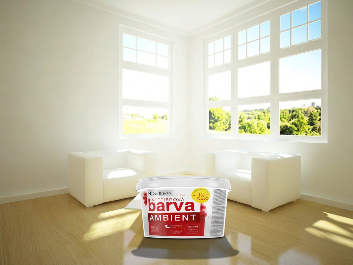 Barva interiérová bílá AMBIENT Den Braven 15+3 kg