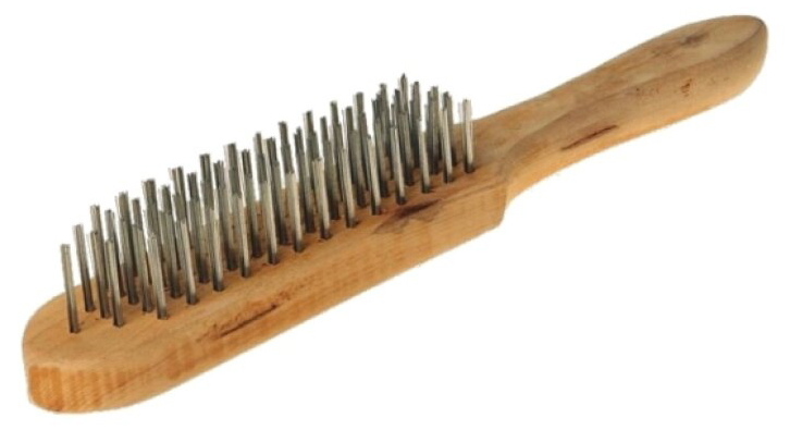 Kartáč drátěný ocelový 4 řady