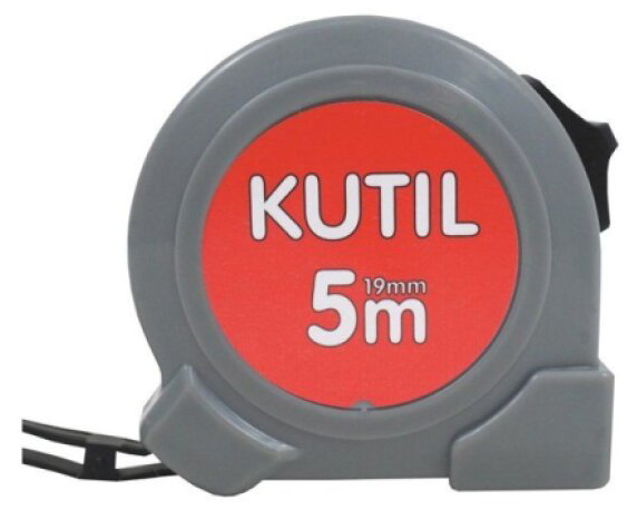 Metr svinovací „KUTIL“ jednobrzdový 19 mm x 5 m