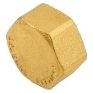 Víčko mosazné 3/4" F