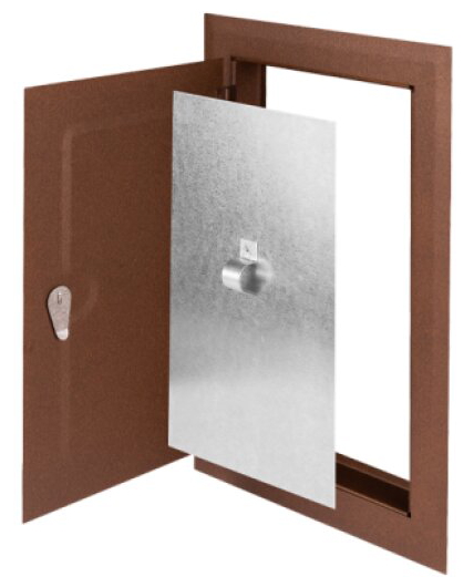 Komínová dvířka 140x140mm antická měď