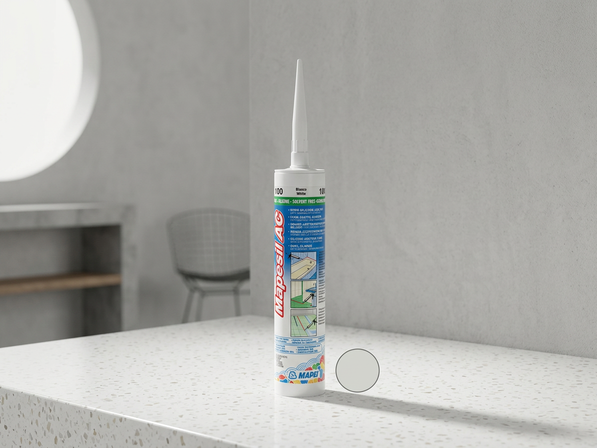 Tmel silikonový Mapei Mapesil AC 103 měsíční bílá 310 ml