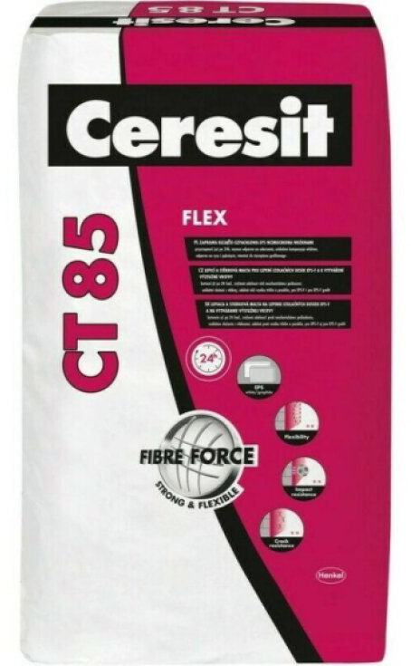 Hmota lepicí a stěrková Ceresit CT 85 Flex - 25kg