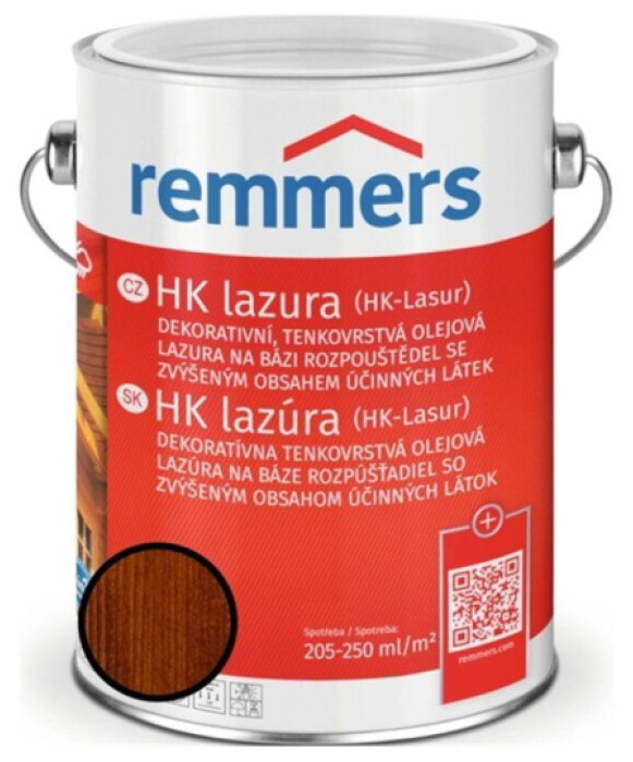 Lazura tenkovrstvá Remmers HK lazura kastanie 0,75 l