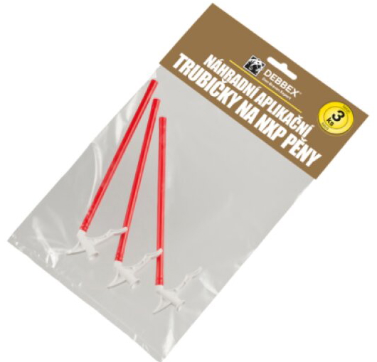 Náhradní aplikační trubičky pro nízkoexpanzní pěny MAXI 3 ks