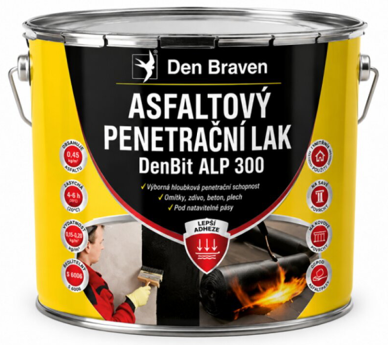 Asfaltový penetrační lak DenBit BR-ALP 9 kg
