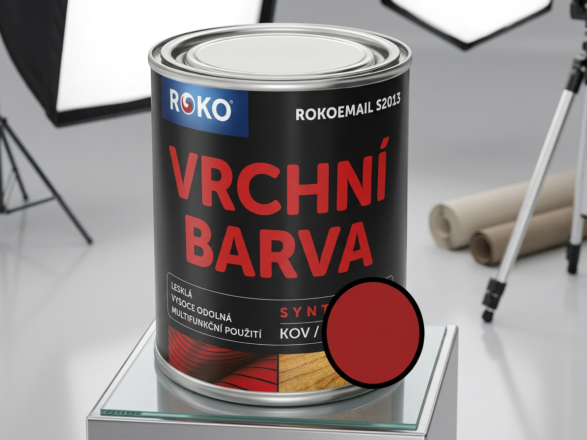 Email vrchní Rokoemail S2013 červeň ruměl. tmavá 0,6 l