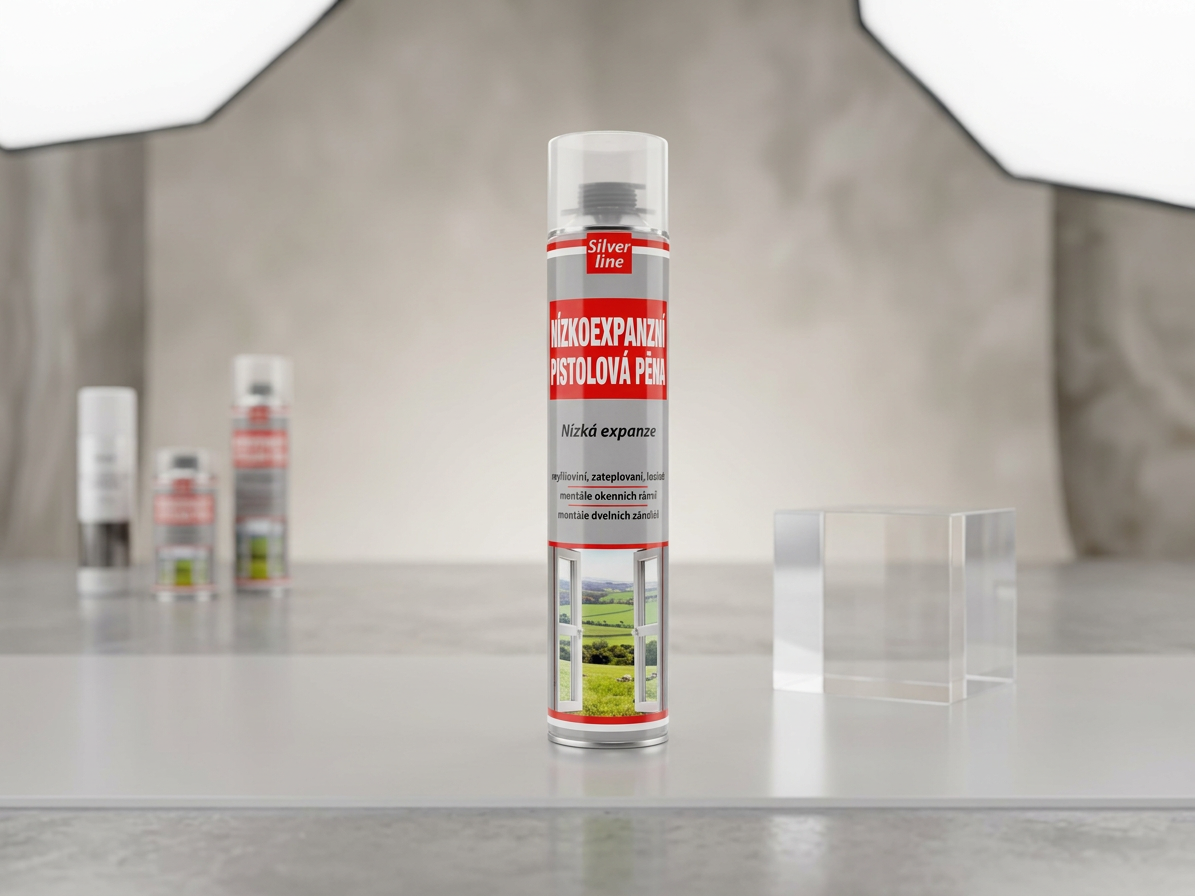 Nízkoexpanzní pistolová pěna Silver Line 750 ml
