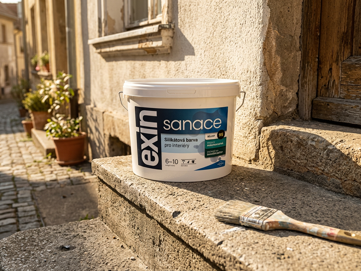 Barva silikátová Stachema EXIN SANACE bílá 6,8 kg